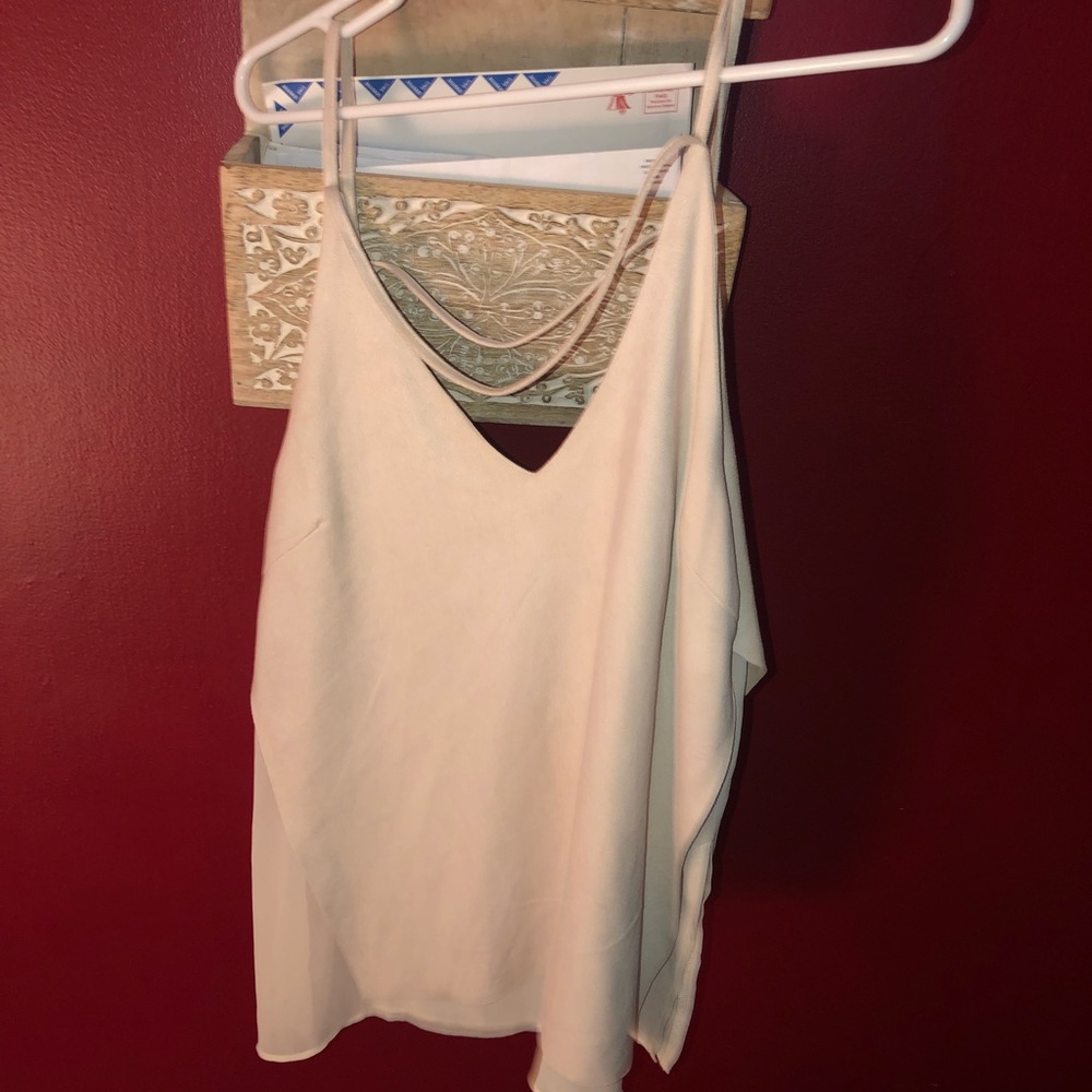 Suede tank top
